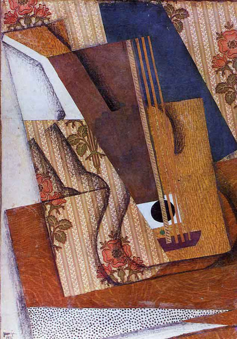 The Guitar4 By Juan Gris