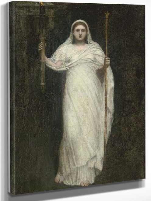 The High Priestess By Arthur Hacker  By Arthur Hacker