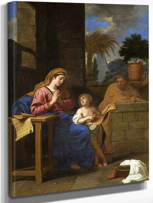 The Holy Family By Charles Le Brun