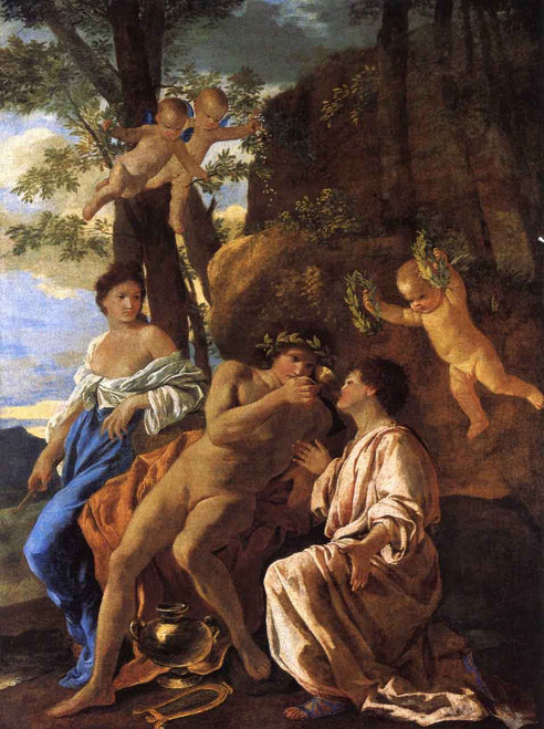 The Inspiration Of The Lyric Poet By Nicolas Poussin The Inspiration Of The Lyric Poet By Nicolas Poussin