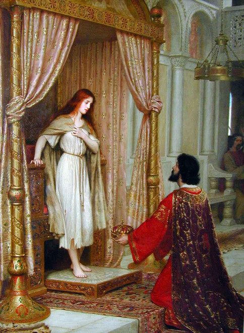 The King And The Beggar Maid By Edmund Blair Leighton