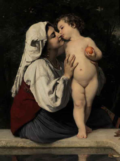 The Kiss By William Bouguereau