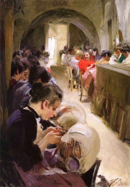 The Lace Makers By Anders Zorn