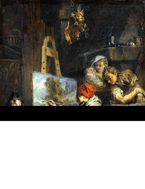 The Landscape Painter By Francois Boucher