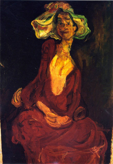 The Large Hat By Chaim Soutine