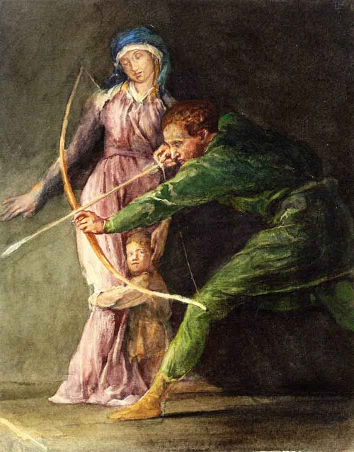 The Last Arrow Of Will Of Cloudeslie By John La Farge By John La Farge