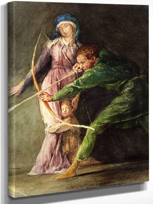 The Last Arrow Of Will Of Cloudeslie By John La Farge By John La Farge