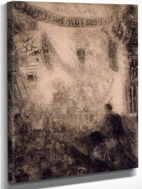 The Lively And Radiant The Entry Of Christ Into Jerusalem By James Ensor By James Ensor