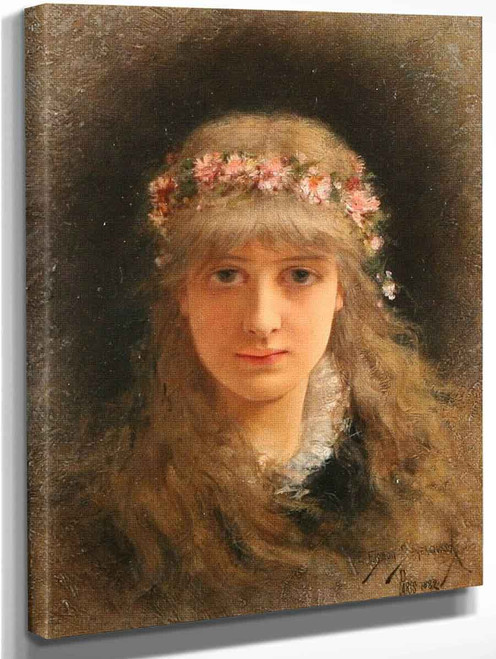 The Maiden Of Spring By Emile Eisman Semenowsky