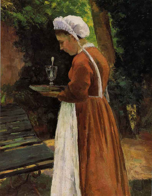 The Maidservant By Camille Pissarro