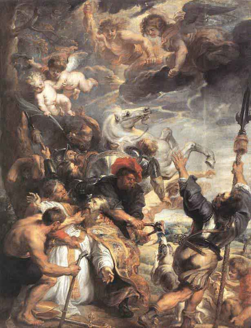 The Martyrdom Of St Livinus By Peter Paul Rubens