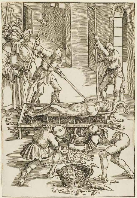The Martyrdom Of St. Laurence By Hans Baldung Grien By Hans Baldung Grien