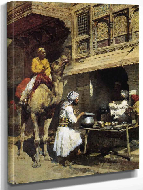 The Metalsmith's Shop By Edwin Lord Weeks Art Reproduction