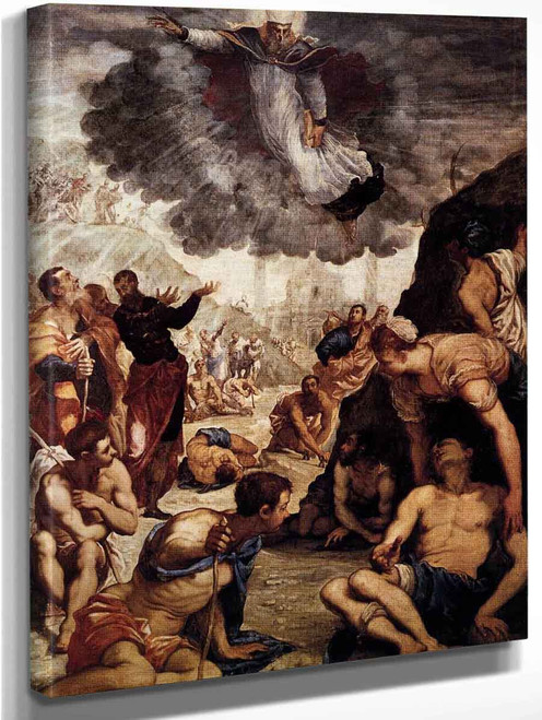 The Miracle Of Saint Augustine By Jacopo Tintoretto