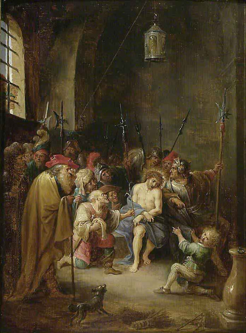 The Mocking Of Christ By David Teniers The Younger The Mocking Of Christ By David Teniers The Younger
