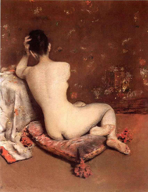 The Model By William Merritt Chase The Model By William Merritt Chase