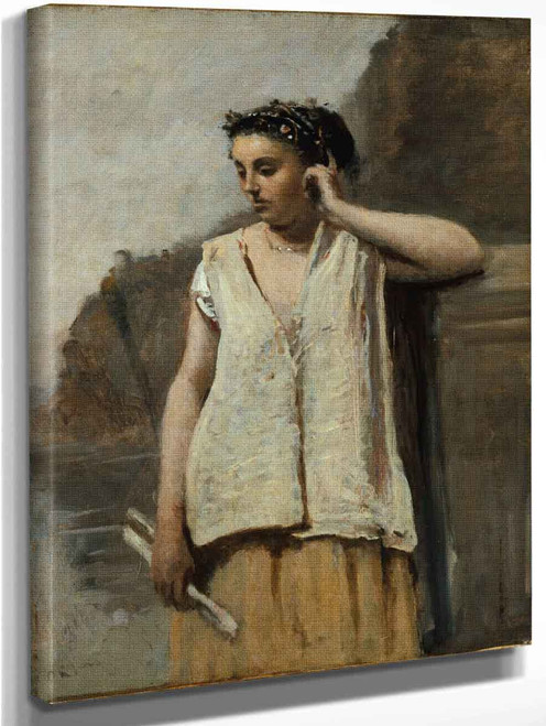 The Muse History By Jean Baptiste Camille Corot