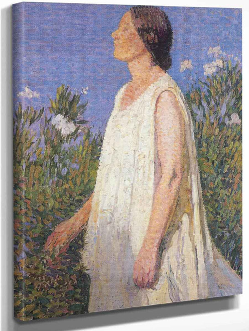 The Muse By Henri Martin