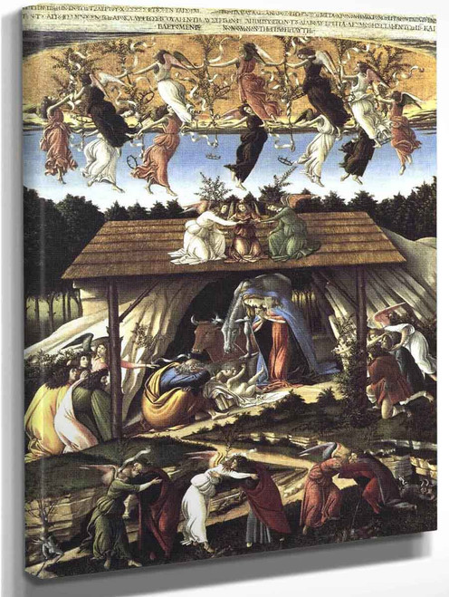 The Mystical Nativity By Sandro Botticelli