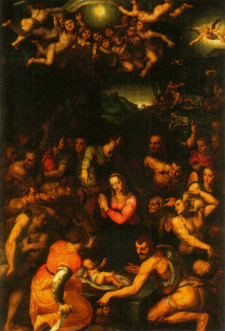 The Nativity By Agnolo Bronzino The Nativity By Agnolo Bronzino