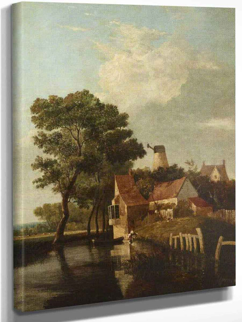 The New Mills, On The River Wensum, Near Norwich By John Crome