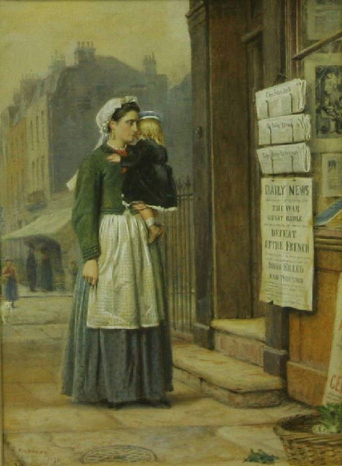 The News By George Goodwin Kilburne By George Goodwin Kilburne The News By George Goodwin Kilburne By George Goodwin Kilburne