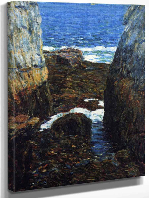 The North Gorge, Appledore, Isles Of Shoals By Frederick Childe Hassam