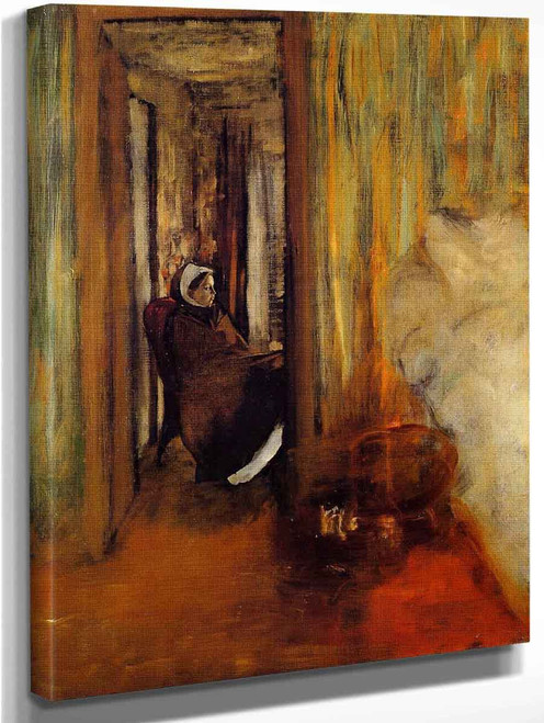 The Nurse By Edgar Degas
