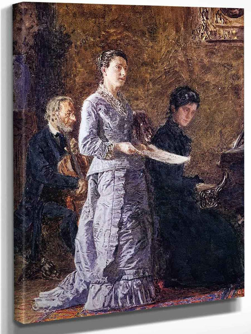 The Pathetic Song By Thomas Eakins By Thomas Eakins