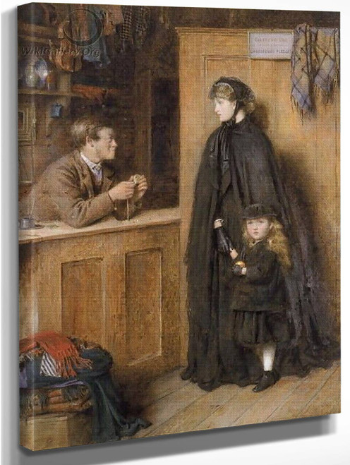 The Pawnbroker By George Goodwin Kilburne By George Goodwin Kilburne