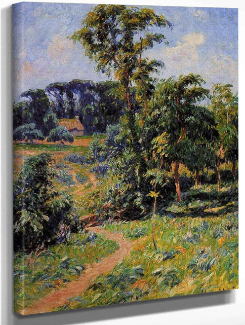 The Pen Clun Valley, Clohars, Caronet By Henri Moret By Henri Moret