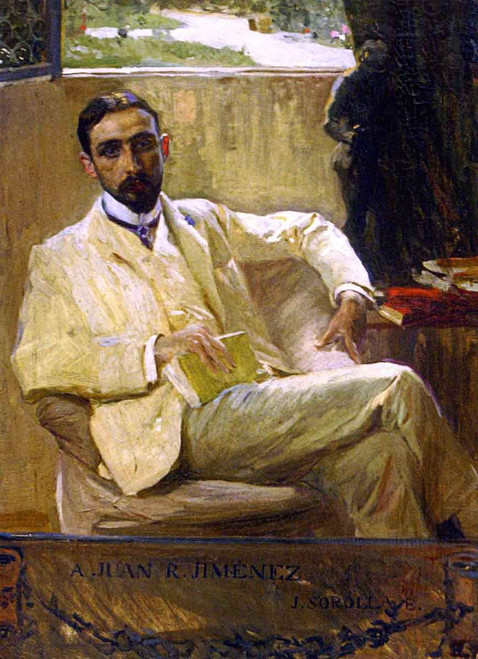 The Poet Juan Ramon Jiminez By Joaquin Sorolla Y Bastida