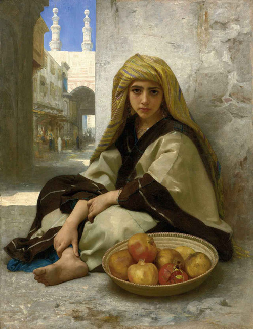 The Pomegranate Seller By William Bouguereau