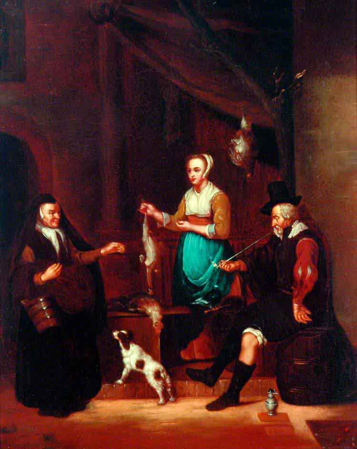 The Poultry Seller1 By Gabriel Metsu