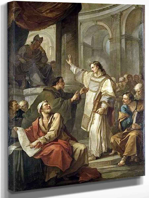 The Predication Of St. Stephen By Charles Joseph Natoire By Charles Joseph Natoire