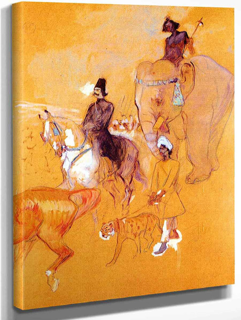 The Procession Of The Raja By Henri De Toulouse Lautrec