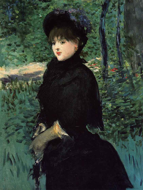 The Promenade By Edouard Manet By Edouard Manet