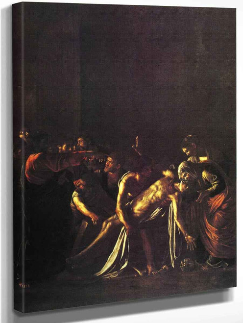 The Raising Of Lazarus By Caravaggio By Caravaggio