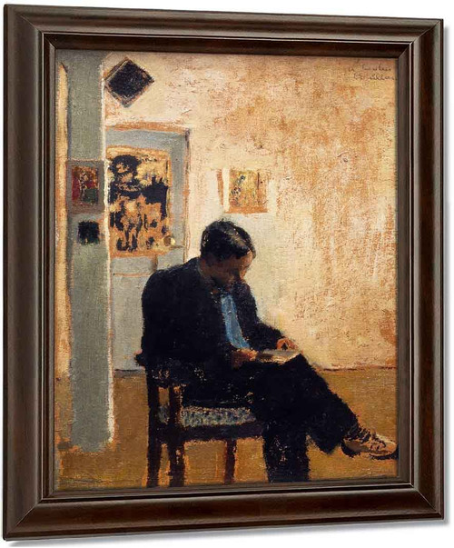 The Reader By Edouard Vuillard Art Reproduction from Cutler Miles.