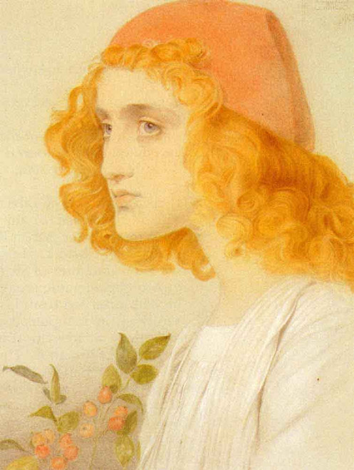 The Red Cap 1 By Anthony Frederick Sandys