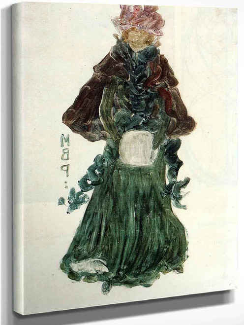 The Red Cape By Maurice Prendergast By Maurice Prendergast