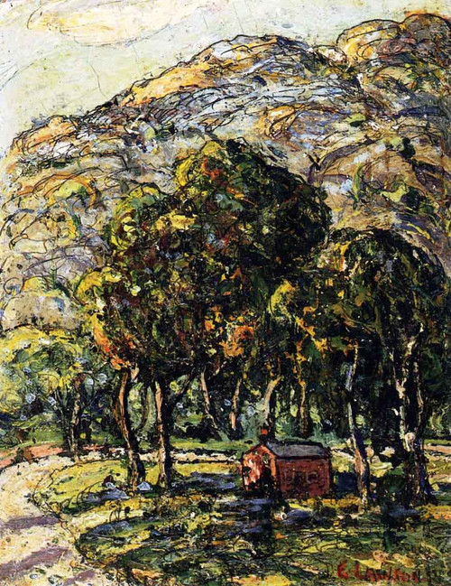 The Red House, Colorado By Ernest Lawson