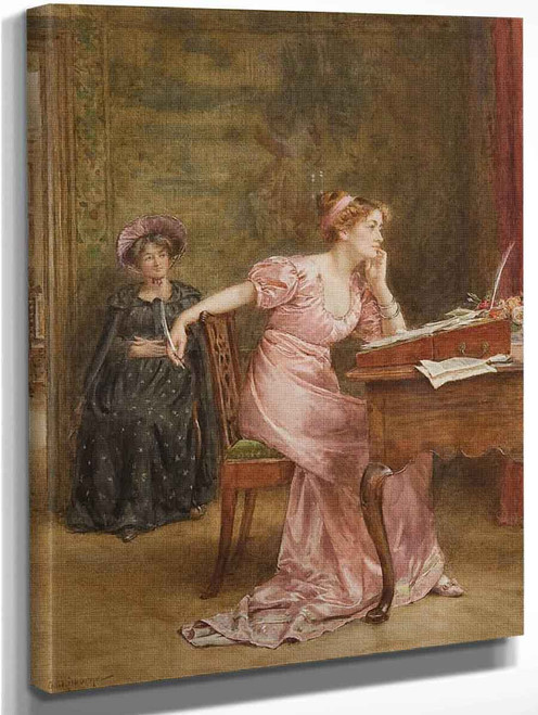 The Response By George Goodwin Kilburne By George Goodwin Kilburne