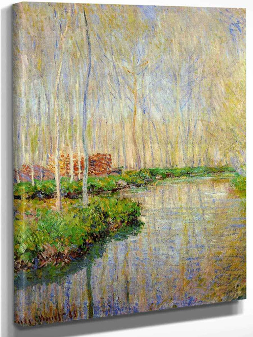 The River Epte By Claude Oscar Monet