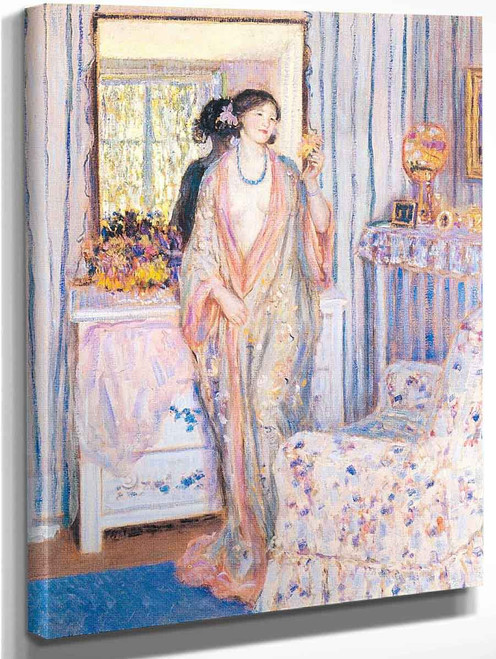 The Robe By Frederick Carl Frieseke By Frederick Carl Frieseke