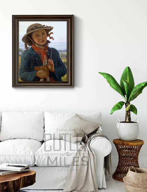The School Girl's Hymn By William Holman Hunt Art Reproduction