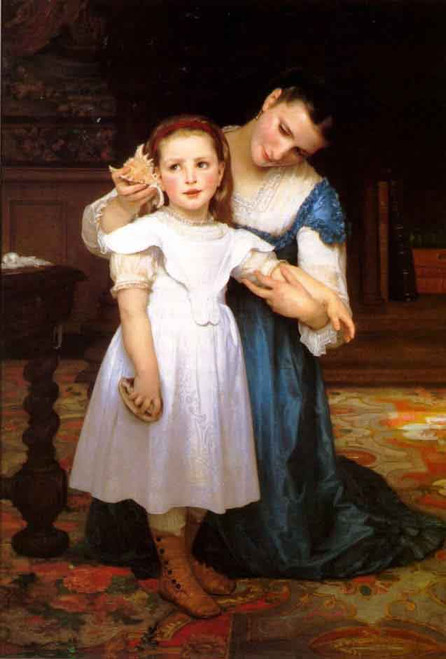 The Seashell By William Bouguereau