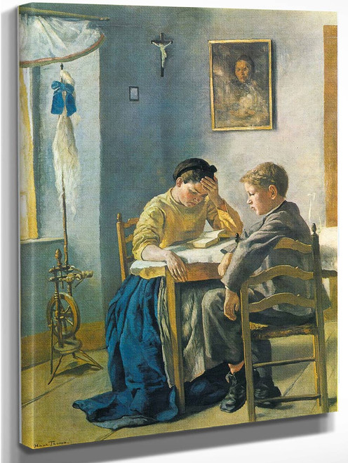 The Siblings By Hans Thoma