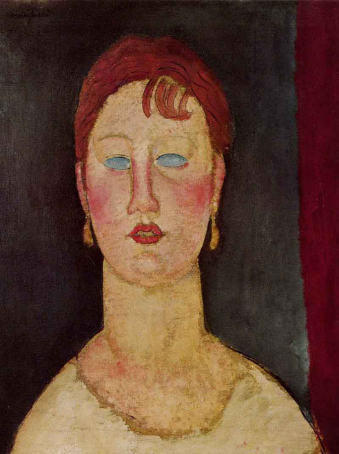 The Singer From Nice By Amedeo Modigliani