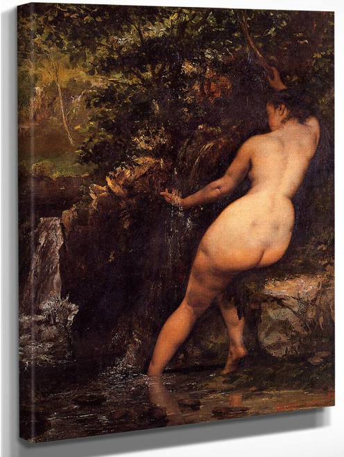 The Source By Gustave Courbet